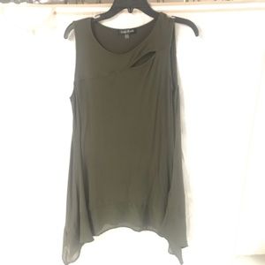 August Silk Tunic Size M